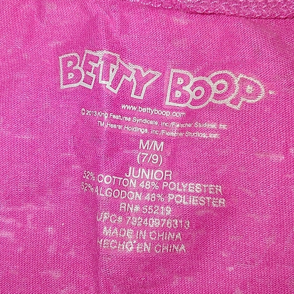 NWOT🌹Betty boop hot pink graphic t-shirt - Picture 6 of 10